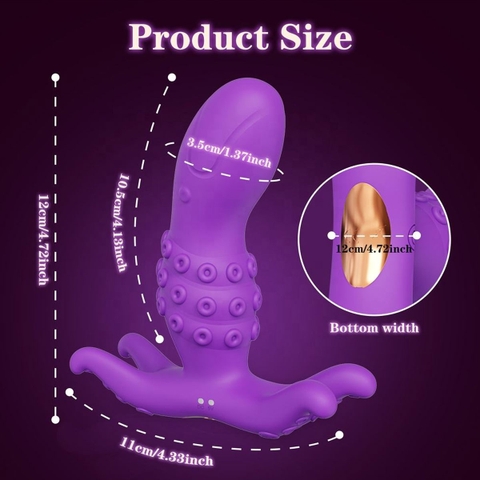 SMT2552 - Máy rung có 9 chế độ hình con bạch tuộc sạc điện