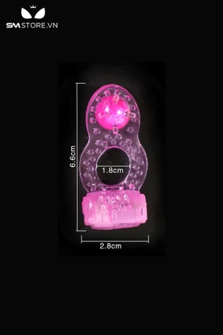 SMT785 - Vòng rung dương vật kéo dài thời gian đa chế độ dùng pin