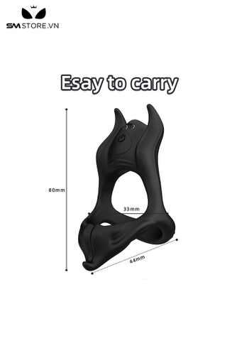 SMT2242 - Vòng rung tình yêu đeo dương vật dài 8cm có 10 chế độ