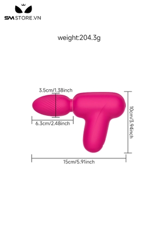 SMT2607 - Máy rung ngụy trang hình cái khoan hồng có 11 chế độ