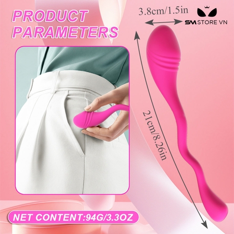 SMT2517 - Trứng rung điều khiển từ xa có 10 chế độ sạc điện