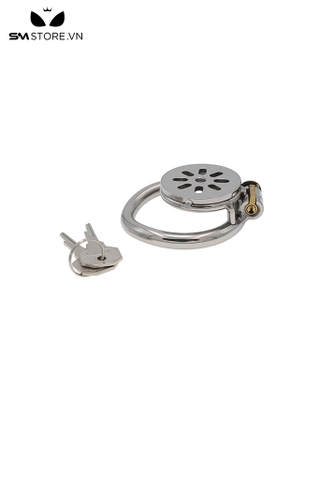 SMT860 - Khóa dương vật thép không gỉ kèm ống dẫn với 3 size