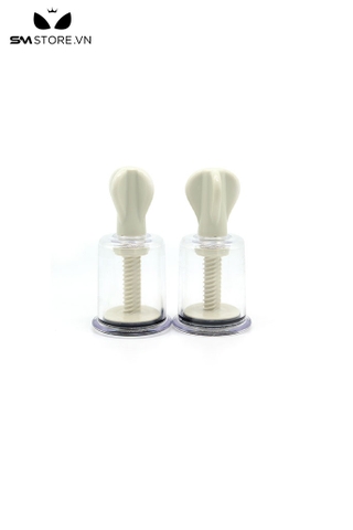 SMT688 - Bộ 1 cặp 2 chiếc hút núm vú với 4 size màu trắng