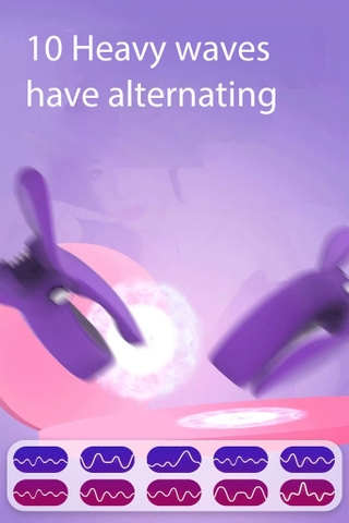 SMT1979 - Máy rung kẹp núm vú bằng silicon có dây dài 5.4cm