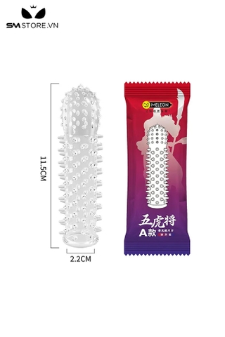 SMT884 - Bao cao su có gai kích thích âm đạo trong suốt dài 11.5cm
