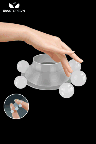 SMT461 - Combo 3 vòng bi đeo gốc dương vật silicon mềm thiết kế 5 hạt