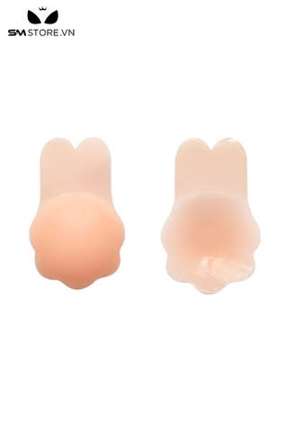 SMP185 - Dán ngực silicon mềm thiết kế bông hoa mix tai thỏ