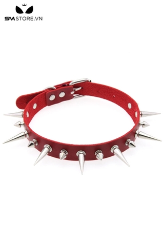 SMP196 - Vòng cổ choker đính đinh tán nhọn có nấc điều chỉnh dài 43cm