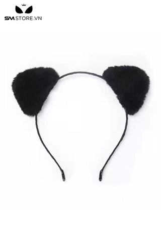 SMP237 - Bờm tóc tai mèo cosplay lông xù phần khung cài kim loại