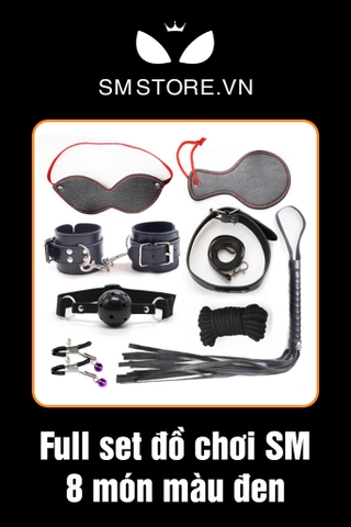 SMT100 - Đồ chơi SM full set 8 món màu đen