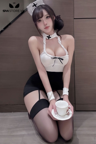 SMS890 - Váy ngủ cosplay sơ ôm body hở lưng gợi cảm sexy