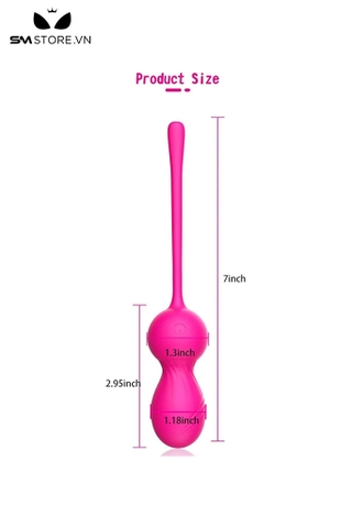 SMT1479 - Máy rung silicon se khít âm đạo dài 215cm có 9 chế độ