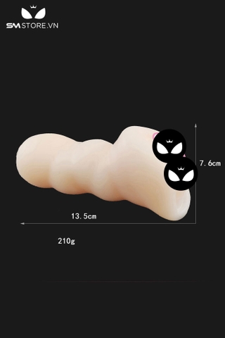 SMT2726 - Âm đạo giả cầm tay giá rẻ chất liệu silicon co giãn dài 13,5cm