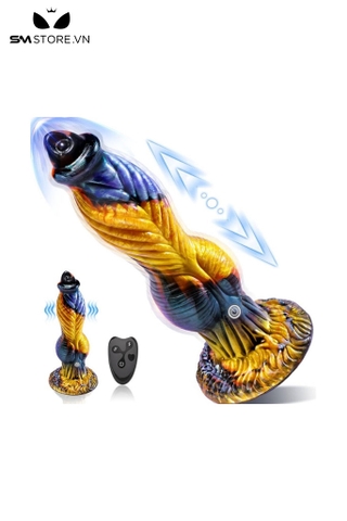 SMT2966 - Dương vật giả monster rung thụt có đế dính tường dài 26cm