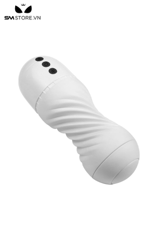 SMT2974 - Cốc thủ dâm tự động rung bú hút thiết kế xoắn ốc dài 22cm