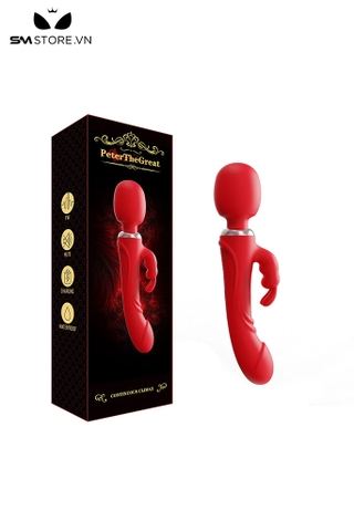 SMT2977 - Chày rung tình yêu nhánh tai thỏ có 10 chế độ và sạc điện