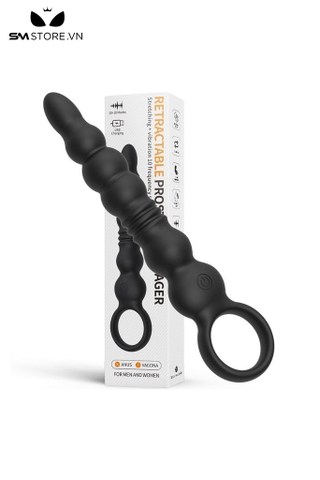 SMT2998 - Anal bead có 9 chế độ rung thụt điều khiển qua APP dài 25cm