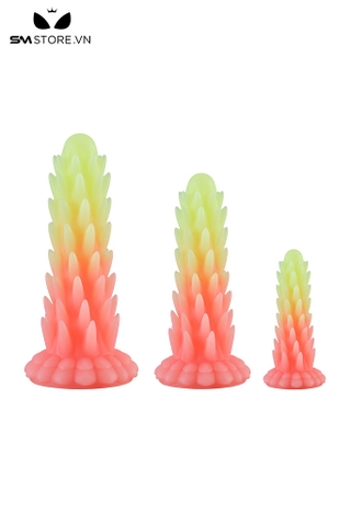 SMT3015 - Dương vật giả khủng lồ có gai silicon mềm đế dính tường