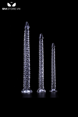 SMT3017 - Dương vật giả siêu dà hình vảy cá đế dính tường và 3 size