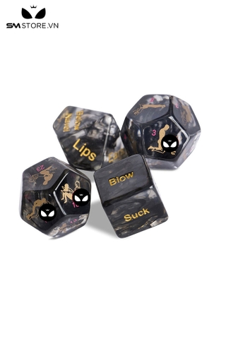 SMT3072 - Bộ 4 xúc sắc tình yêu hình các loại tư thế và chữ cơ thể