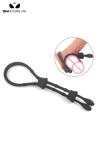 SMT3096 - Vòng đeo tinh hoàn có nấc điều chỉnh chất liệu silicon dài 19cm