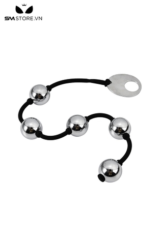 SMT3120 - Anal bead inox với chuỗi hạt chất liệu dây bằng silicon co giãn