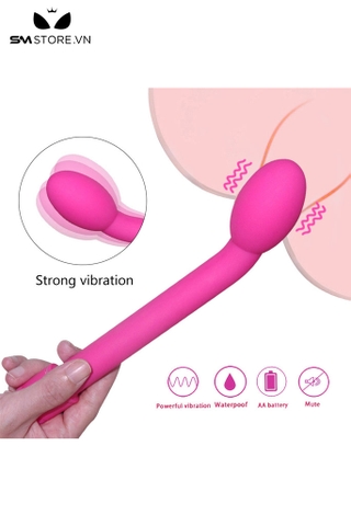 SMT3130 - Gậy rung silicon dài 21cm thiết kế đầu tròn kích thích dương vật