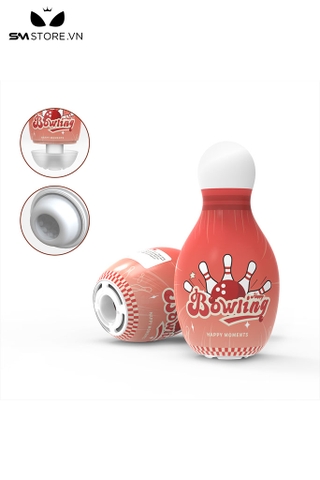 SMT3138 - Cốc thủ dâm mini silicon ngụy trang bowling có thể tháo rời