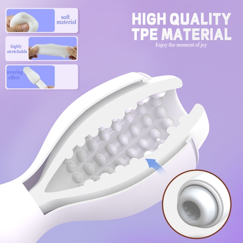 SMT3138 - Cốc thủ dâm mini silicon ngụy trang bowling có thể tháo rời