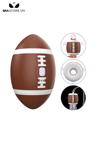 SMT3146 - Cốc thủ dâm mini có rung và 12 tần số hình bóng bầu dục