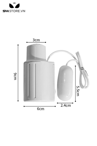 SMT3148 - Trứng rung tình yêu nhựa có dây và giá rẻ có âm thanh