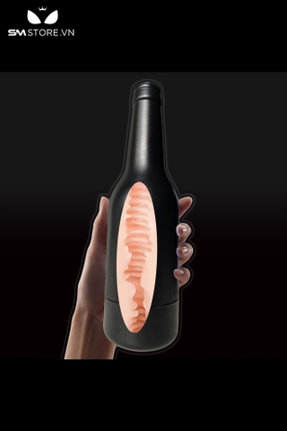 SMT3160 - Cốc thủ dâm ngụy trang chai rượu đen tháo rời dài 25cm