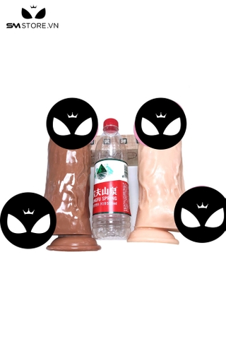 SMT3162 - Dương vật giả khổng lồ silicon đường kính 8.2cm đế dính tường