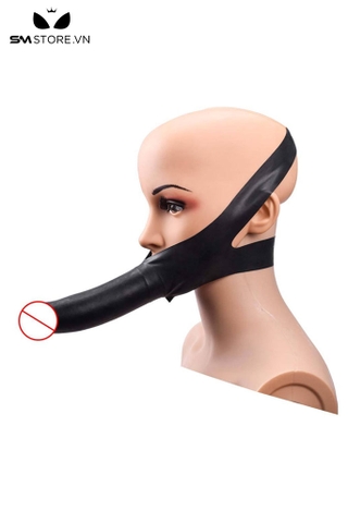 SMT3166 - Đồ chơi bịt miêng penis gag có quai đeo với đầu cu giả silicon