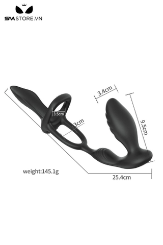 SMT3180 - Máy rung hậu môn và vòng đeo cu có máng điều khiển xa