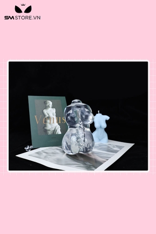 SMT3192 - Âm đạo giả trong suốt silicon mềm co giãn dài 14.6cm