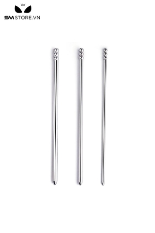 SMT3200 - Sounding inox thông lỗ tiểu với đầu 3 chuỗi hạt