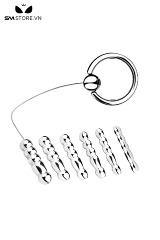 SMT3201 - Sounding inox niệu đạo thông tiểu có vòng đeo và 5 kích cỡ