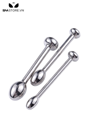 SMT3213 - Đồ chơi niệu đạo sounding inox với hình bóng bầu dục có 3 size