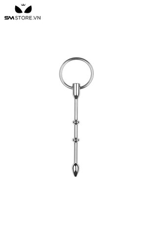 SMT3215 - Đồ chơi niệu đạo sounding inox không gỉ với 3 tầng vân ngang