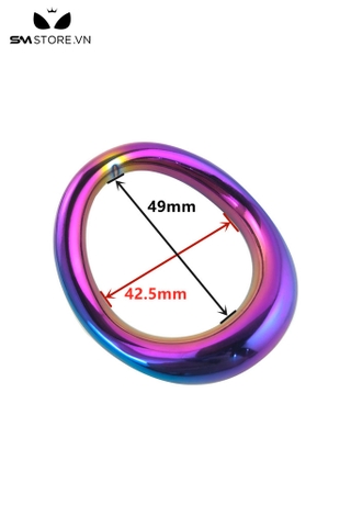 SMT3219 - Vòng đeo dương vật inox cao cấp 7 sắc cầu vòng có 3 size