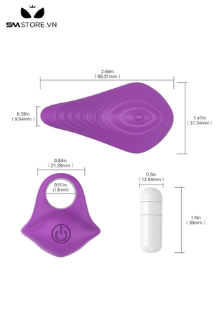 SMT3228 - Ngón tay rung có quai đeo và tháo rời được dài 69mm