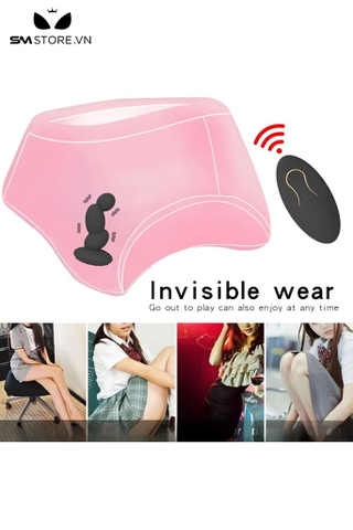 SMT3261 - Anal bead có 10 chế độ rung điều khiển từ xa dài 13cm