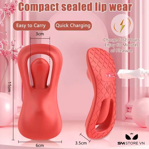 SMT3286 - Quần lót rung  có lưỡi liếm và 10 chế độ điều khiển qua APP