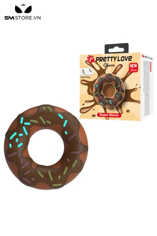 SMT3296 - Vòng đeo cu silicon Pretty Love ngụy trang bánh donut