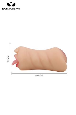 SMT3311 - Âm đạo giả silicon Pretty Love lè lưỡi co giãn dài 18cm