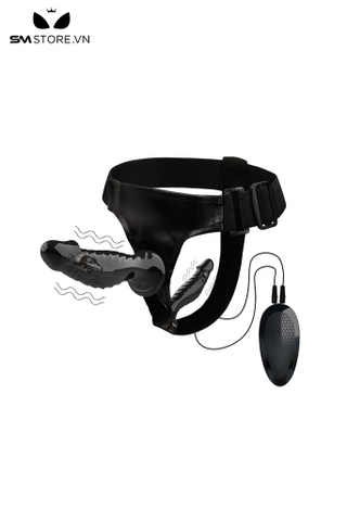 SMT3339 - Dương vật giả 2 đầu có rung điều khiển có dây dài 14 và 17cm