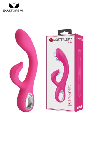 SMT3347 - Máy rung 2 đầu silicon Pretty Love có 12 tần số dài 198mm