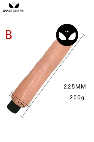 SMT3348 - Máy rung đầu dương vật silicon mềm có bi nổi bao quanh