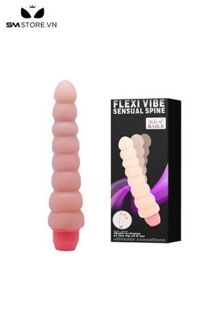 SMT3365 - Anal bead máy rung hậu môn silicon có khớp nối dài 19cm